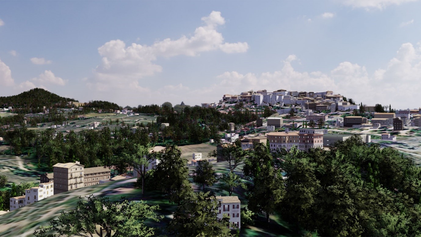 Montepulciano exported in USD from blackshark.ai SYNTH3D